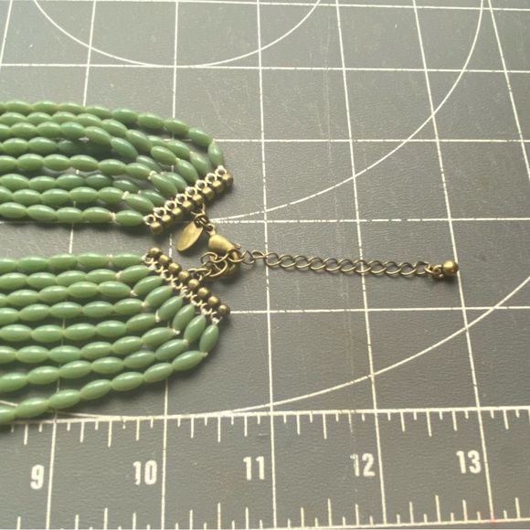 Lia Sophia Green and Black Beaded Necklace - Picture 8 of 10